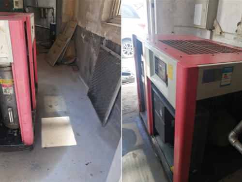 如此陋室，住在這里的螺桿空壓機(jī)都快哭了！